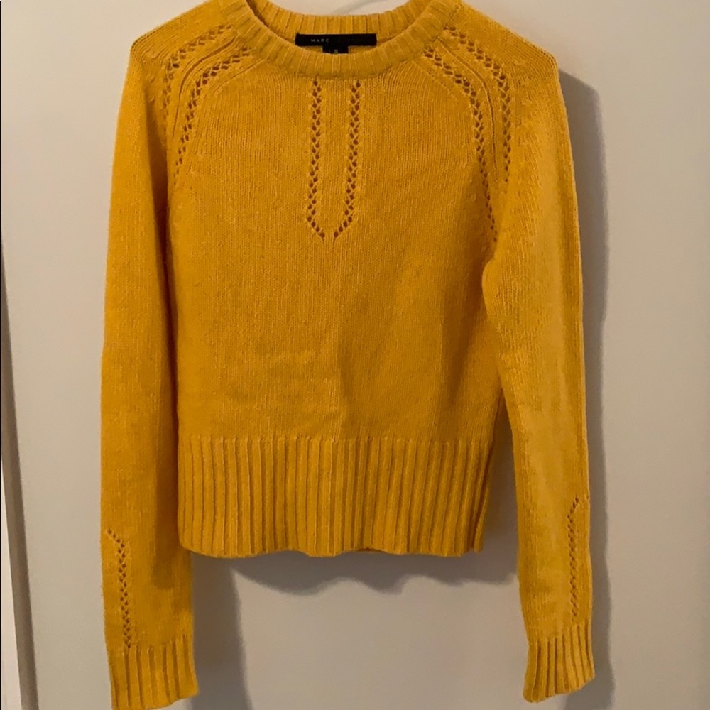 Yellow wool sweater